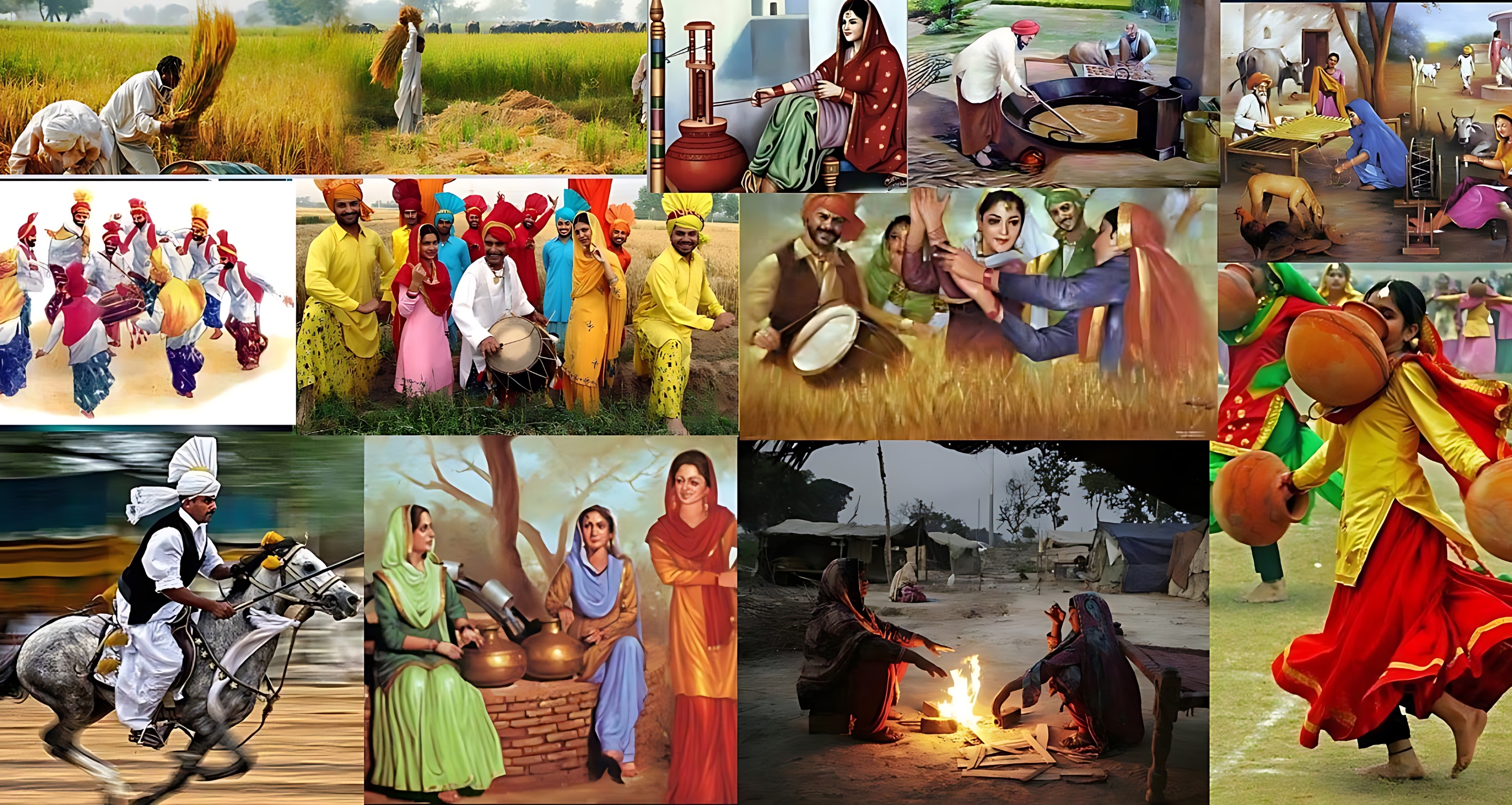 Pakistani Culture Collage